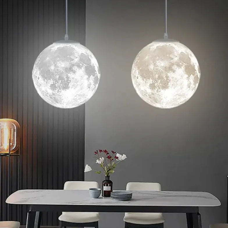 Texture Moon Modern Pendant Light