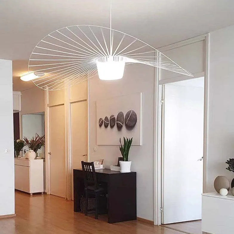 Hat-Shaped Frame Modern Living Room Pendant Light