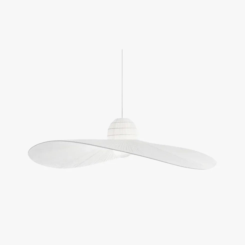 Lampadari ventilatori moderni con design bianco curvo