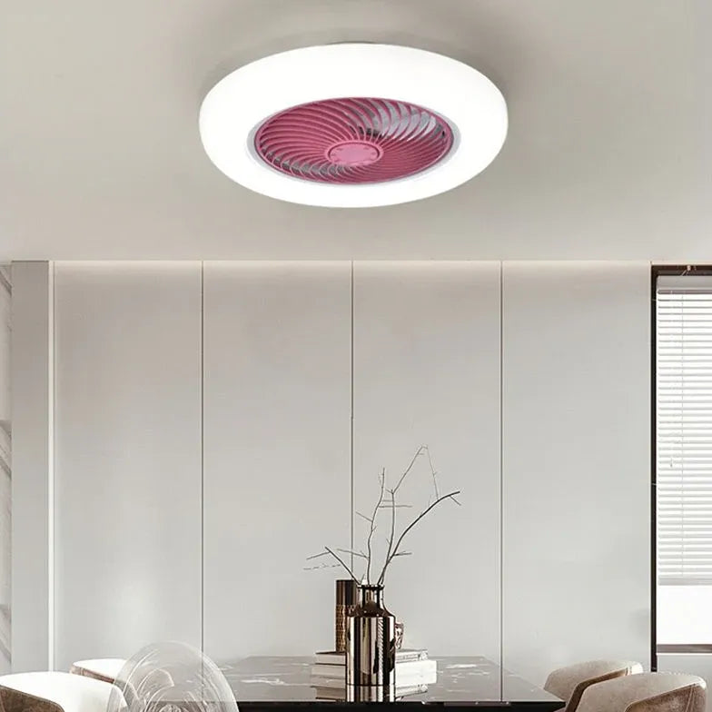 Ventilatore a soffitto moderno ultra-sottile con luce