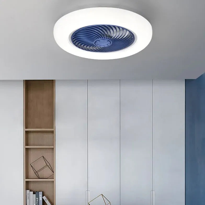 Ventilatore a soffitto moderno ultra-sottile con luce