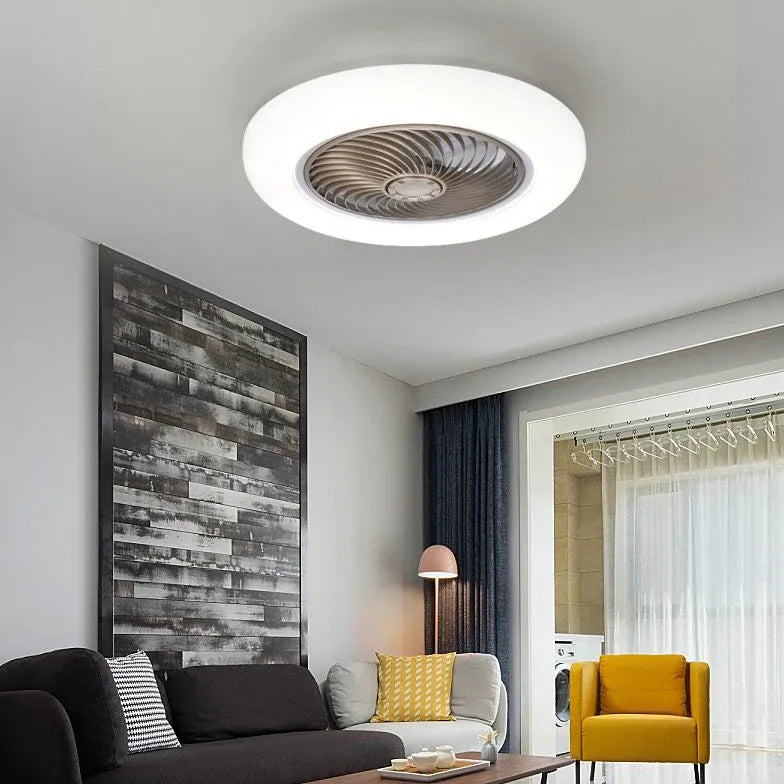 Ventilatore a soffitto moderno ultra-sottile con luce