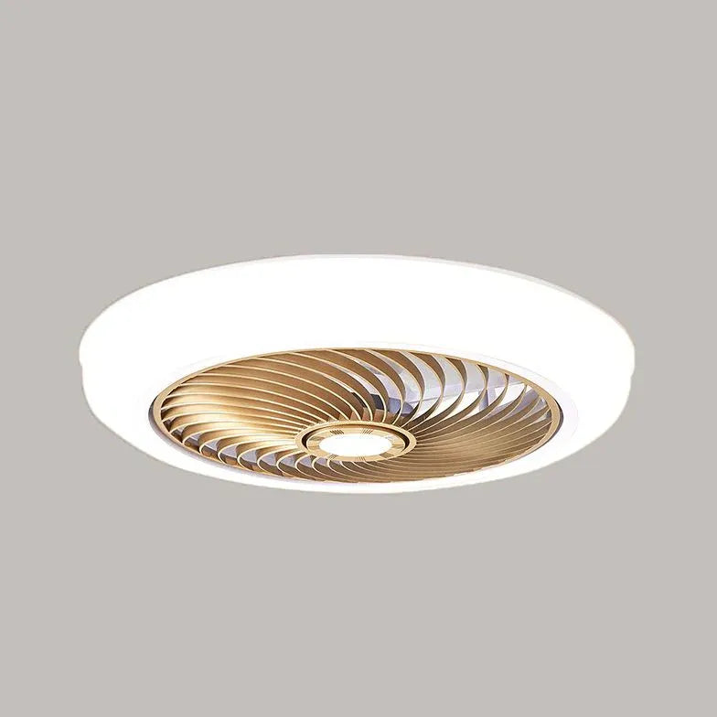 Invisible Spiral Bedroom Ceiling Fan with Light