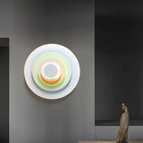 Round Gradient Led Modern Wall Lights