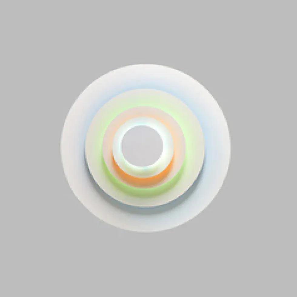 Round Gradient Led Modern Wall Lights