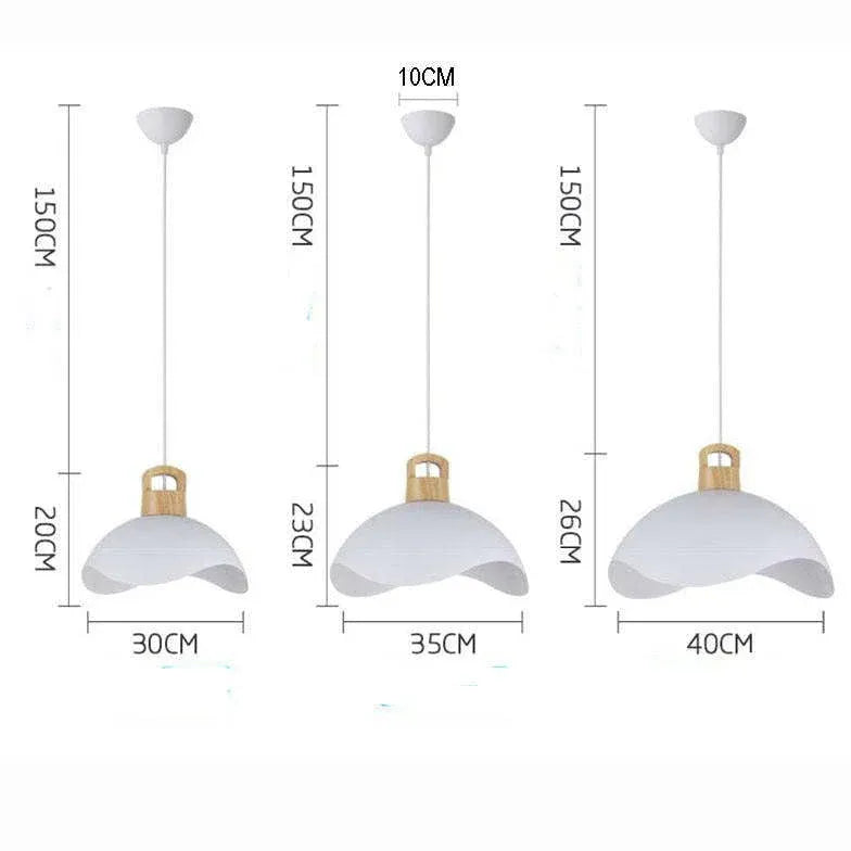 Lampadario moderno a soffitto design semicerchio