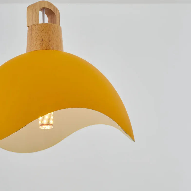 Lampadario moderno a soffitto design semicerchio