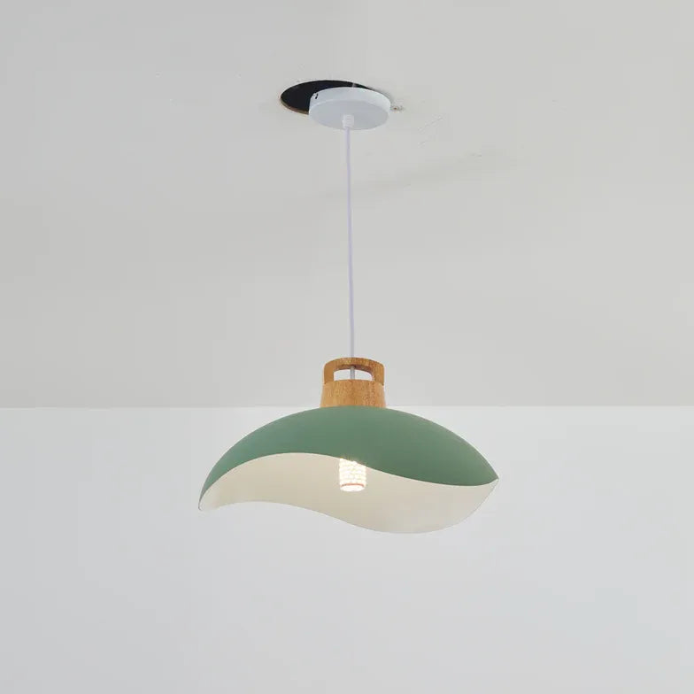 Lampadario moderno a soffitto design semicerchio