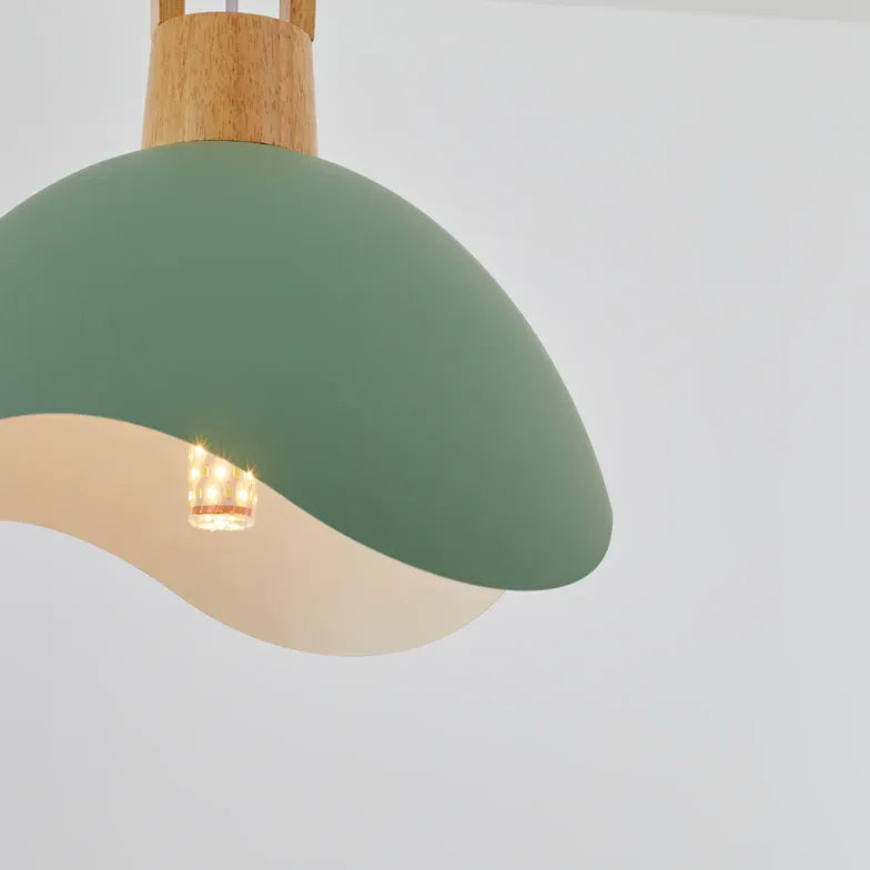 Lampadario moderno a soffitto design semicerchio