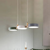 Colorful Disc Dining Room Modern Pendant Light