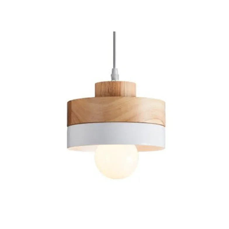 Lampadari Moderni In Legno Per Cucina A Due Colori