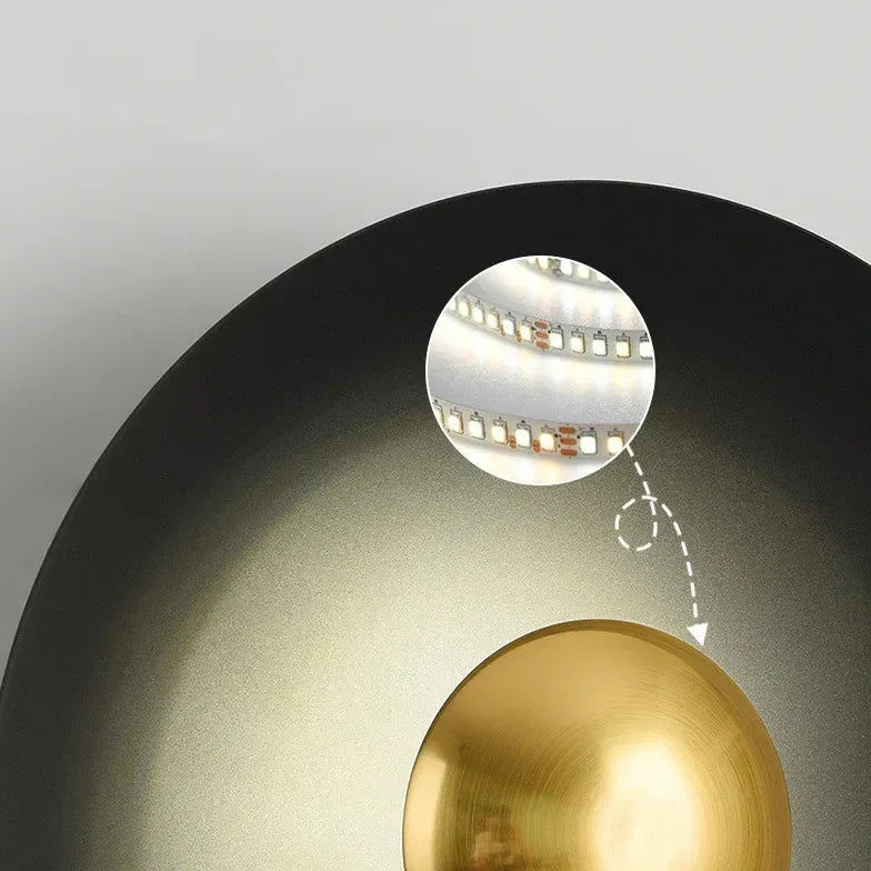 Lampade da Muro Interne Rotonde a Gradiente