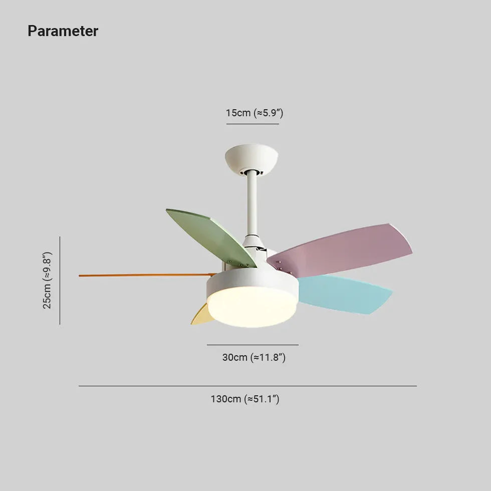 Ventilatore da soffitto con luce design Camera