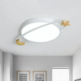 Flat Stars Bedroom LED Flush Ceiling Lights