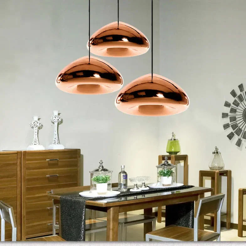 Lampadario Sospensione Moderni Design in LED Cromato