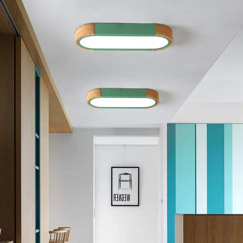 Plafoniera Led Soffitto Lunga Stile Nordico per Corridoio