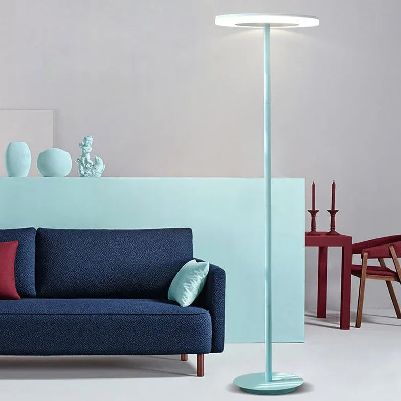 Circular Ring Long Pole Floor Lamp