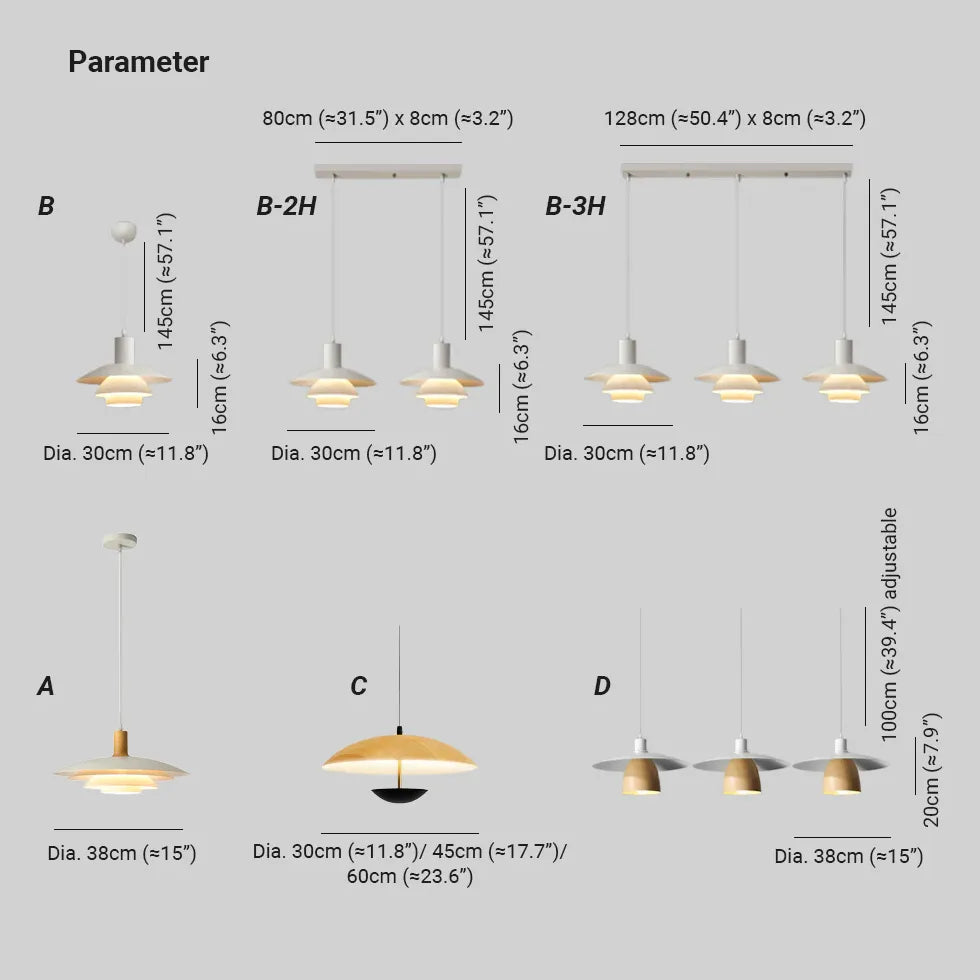 Lampadari su tavolo da pranzo doppio cerchio