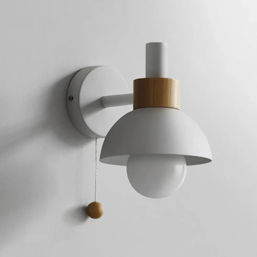 bedroom wall lights with pull switch