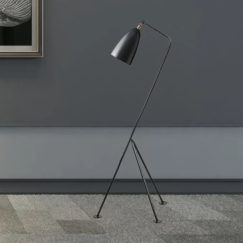 Slanted Tripod Minimalist Floor Lamp