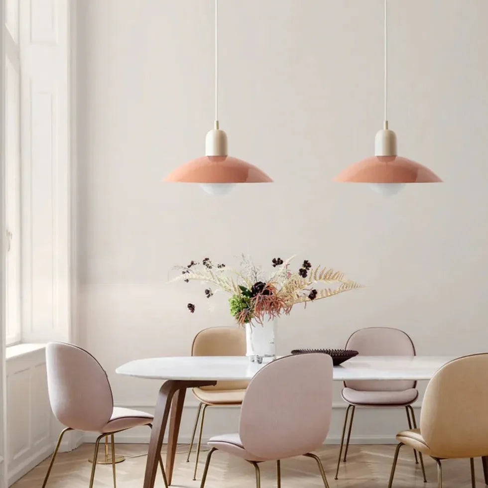 Pink Umbrella Dining Room Modern Pendant Light