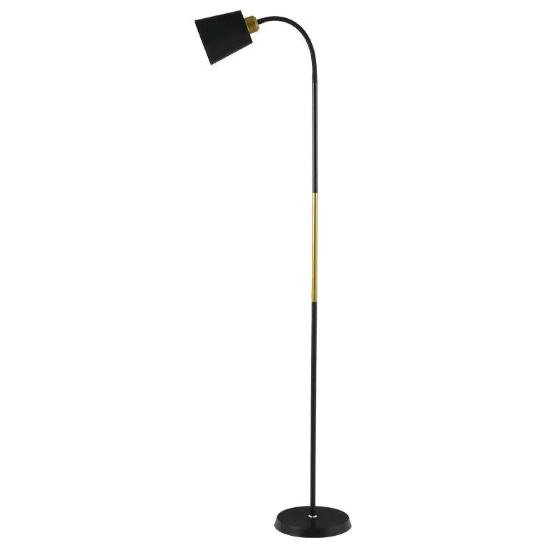 Black Curved Arm Modern Floor Lamp