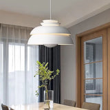 Lampadario elegante moderno con design bianco