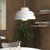 Lampadario elegante moderno con design bianco