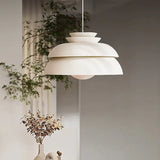 Lampadario elegante moderno con design bianco