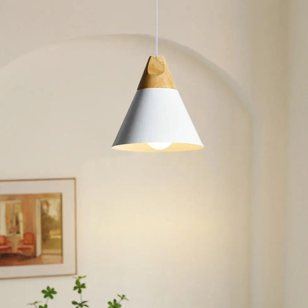 Lampadario in Legno Moderno per Sala da Pranzo