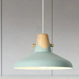 Lampadario Campana in Metallo Giallo per Cucina Moderna