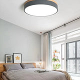 Drum Shaped Bedroom LED Flush Ceiling Lights