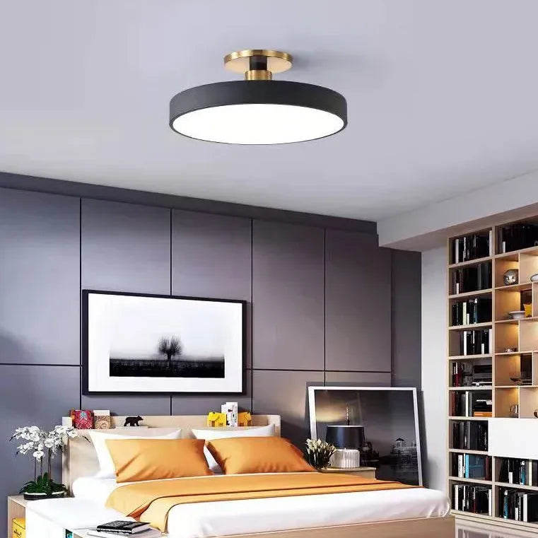 Disc Modern Minimalist Bedroom Ceiling Light