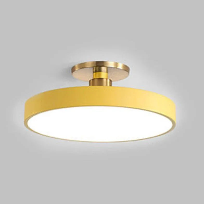 Disc Modern Minimalist Bedroom Ceiling Light