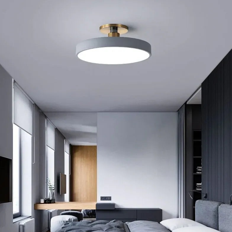 Disc Modern Minimalist Bedroom Ceiling Light