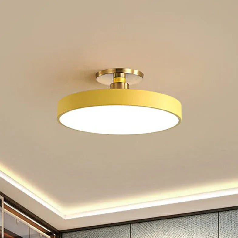 Disc Modern Minimalist Bedroom Ceiling Light