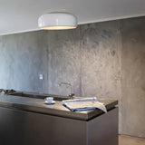 Moderna Plafoniera Led Cucina Rotonda Liscia