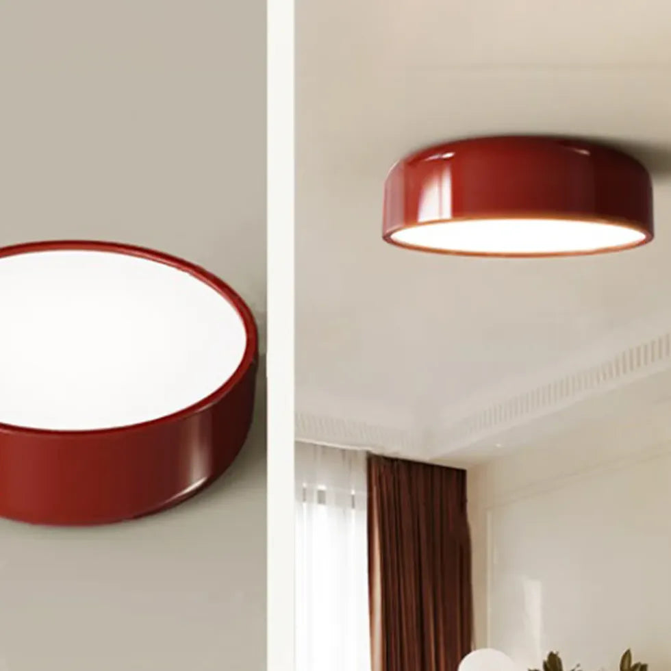 Smooth Round Led Modern Flush Ceiling Lights