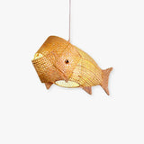 Lampadari in Stile Classico Pesce in Legno