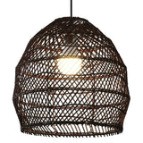 Lampada a Sospensione in Rattan Stile Cinese