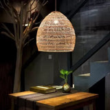 Weaving Dining Room Rattan Pendant Light