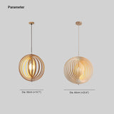 Lampadario Legno Sospensione Regolabile Ad Anello Creativo