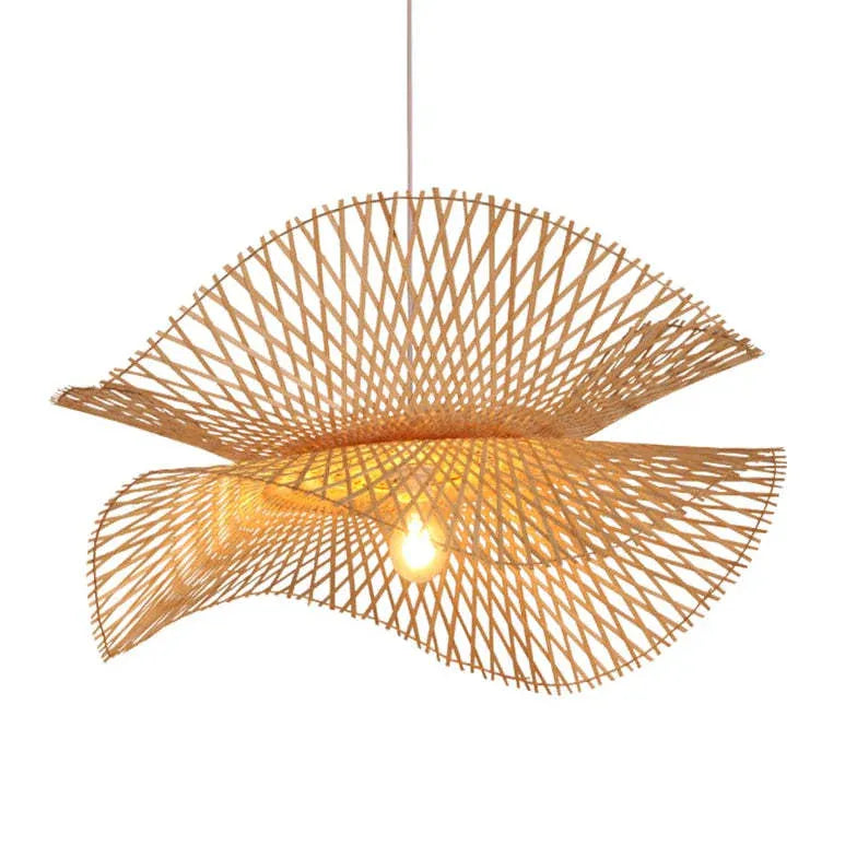 Lampadari rustico eleganza naturale rete in rattan