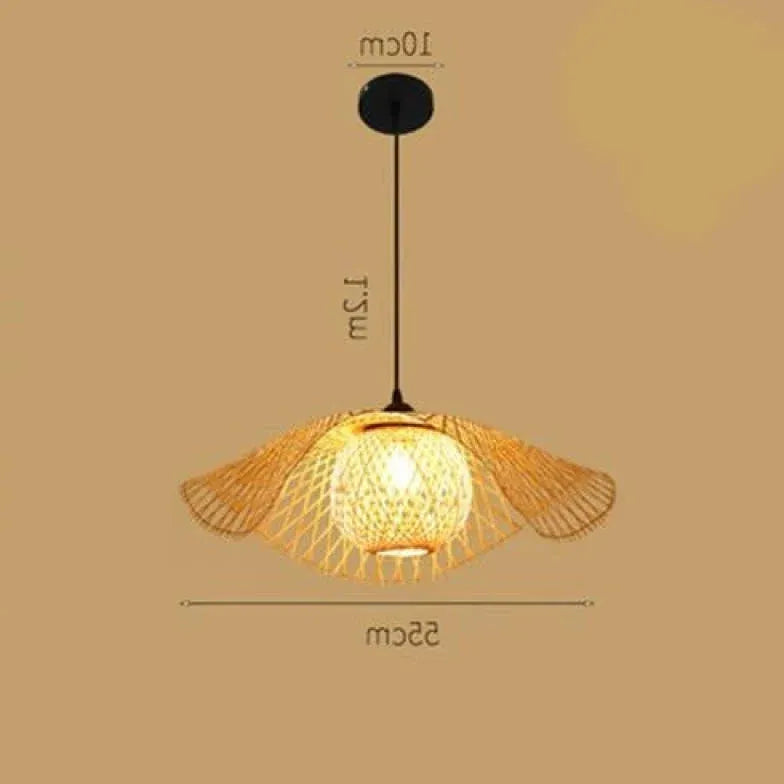 Lampadari rustico eleganza naturale rete in rattan