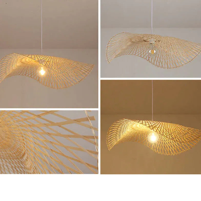 Lampadari rustico eleganza naturale rete in rattan