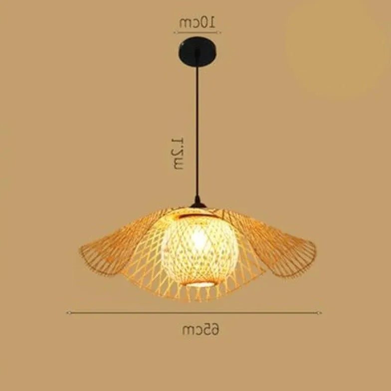 Lampadari rustico eleganza naturale rete in rattan