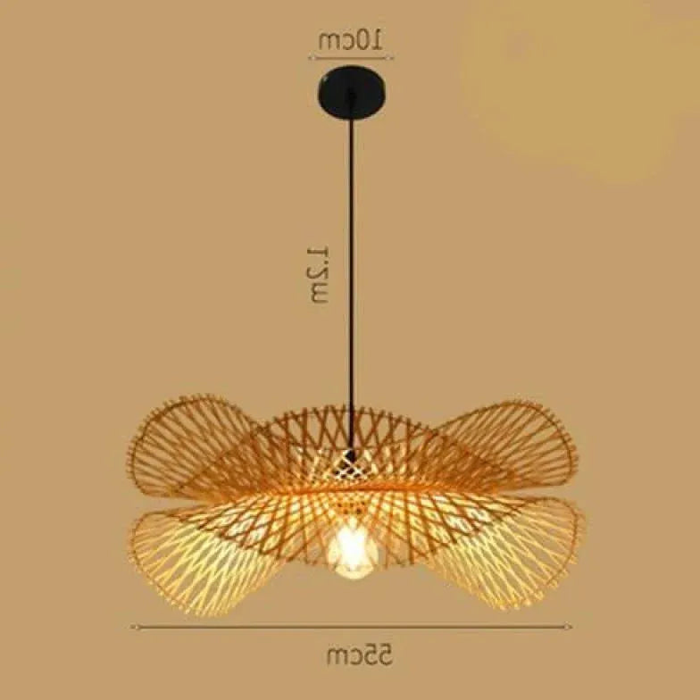 Lampadari rustico eleganza naturale rete in rattan