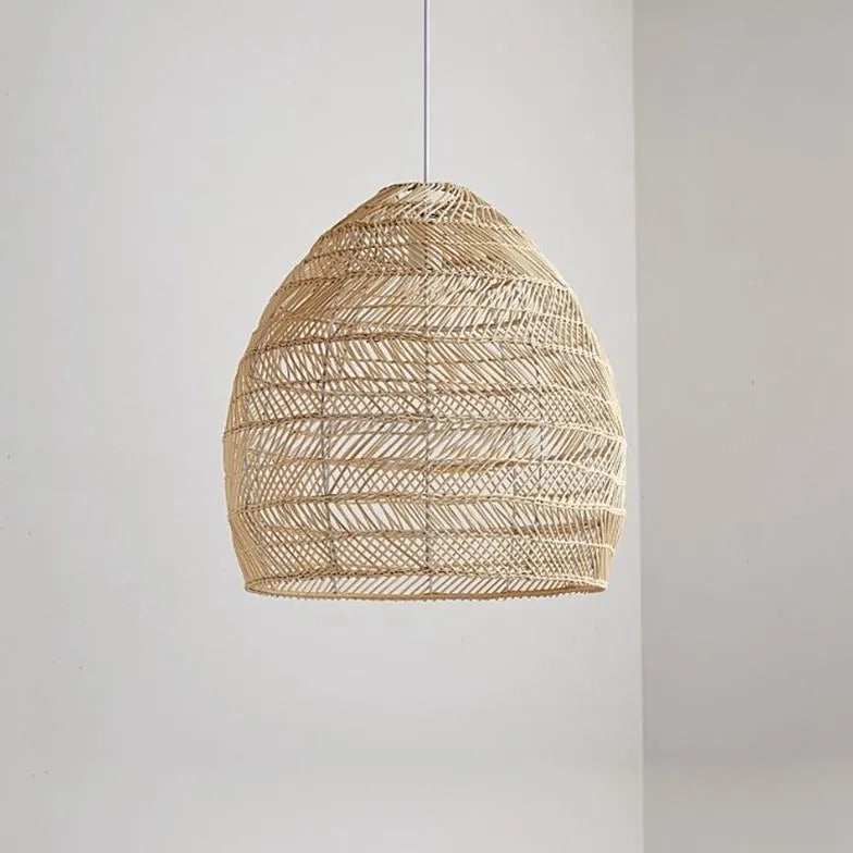 Bamboo Weaving Dining Rattan Pendant Light