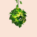 Lampade a Sospensione Stile Industriale con Decorazioni Vegetali