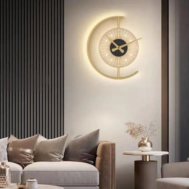 orologio da parete LED moderno interno